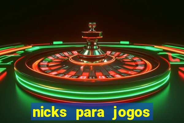 nicks para jogos de tiro